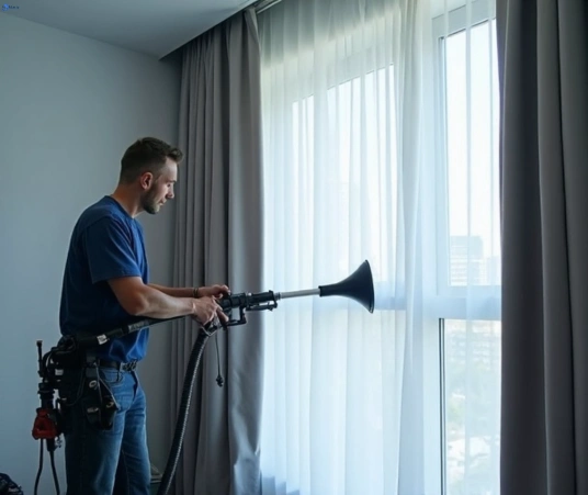 Professional commercial curtain cleaning process equipment Matty Curtain Cleaning kooyong-vic