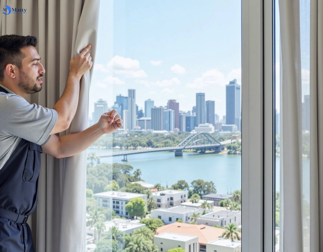Professional curtain steam cleaning service kooyong-vic QLD by Matty Curtain Cleaning