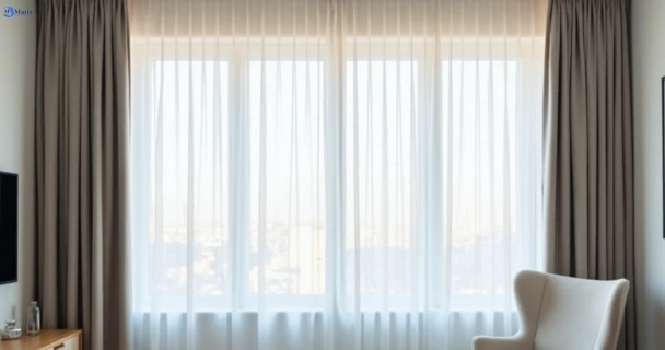 Freshly steam cleaned curtains in kooyong-vic QLD
